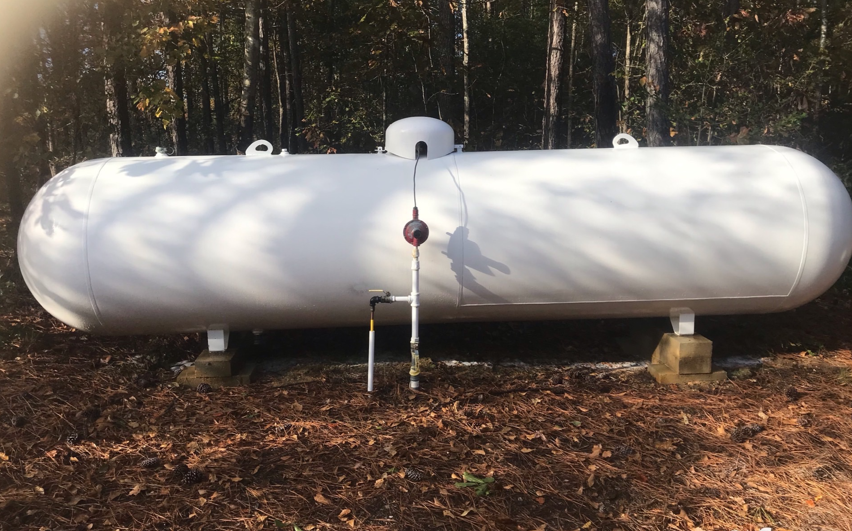 Propane tank cleaning after